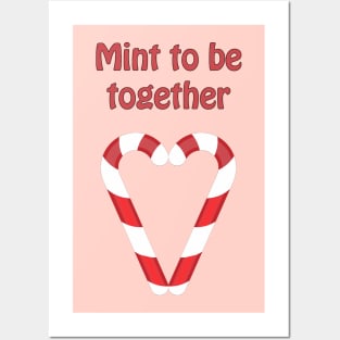 Mint to be together - cute & funny relationship pun Posters and Art